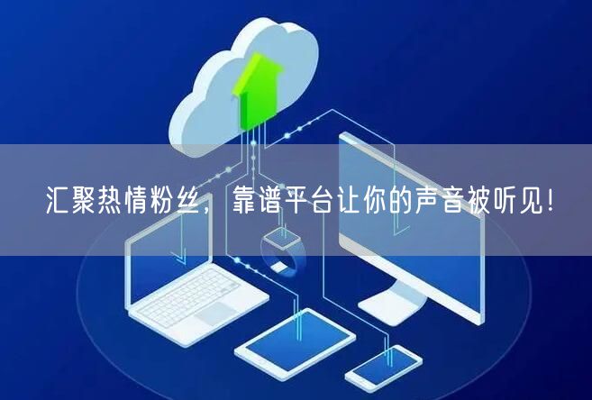 汇聚热情粉丝，靠谱平台让你的声音被听见！